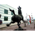 Stainless Steel Sculpture Horse Art Sculpture For Garden/Outdoor